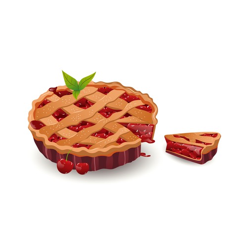 Have a slice of tasty pie Ontwerp door Barhbie_