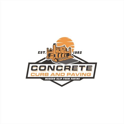 Concrete Curb and Paving- Modern Slipform Paving Subcontractor Design by Pajero_Yaya