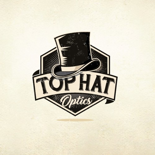 "Top Hat" Logo Diseño de DesignatroN