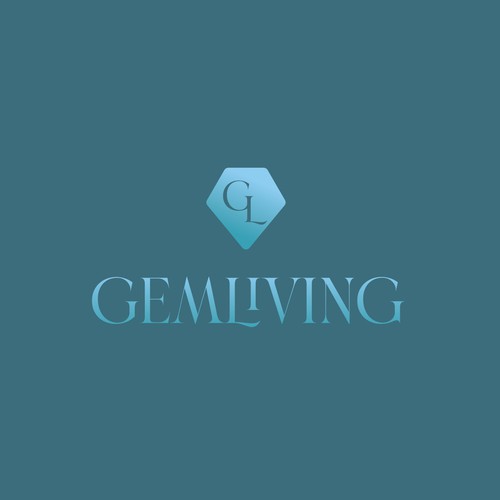 Geometrical, minimalist, modern brand design for Gem Living Design by UribeStudio