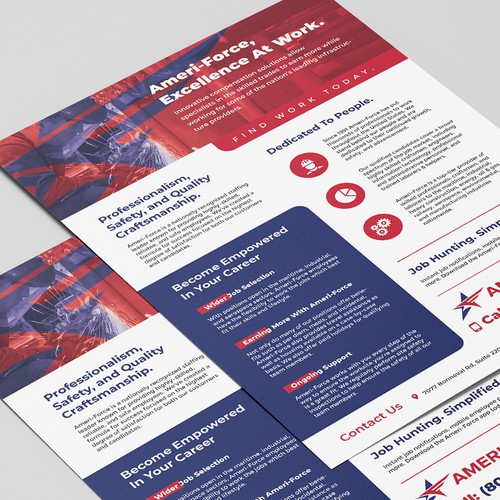 Ameri-Force electronic brochure Design by Alphabet ♥