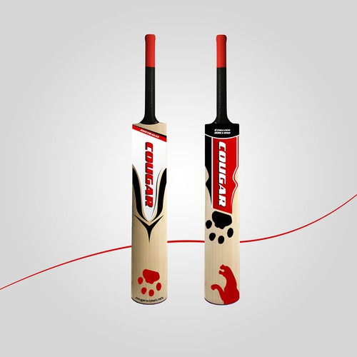 Design a Cricket Bat label for Cougar Cricket デザイン by DarkDesign Studio