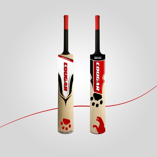 Design a Cricket Bat label for Cougar Cricket Réalisé par DarkDesign Studio