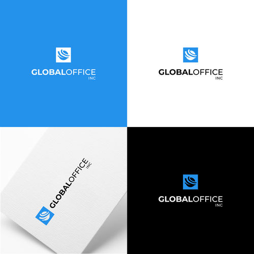 Design a powerful logo for an office equipment company that has global capabilities. Design by BrandingDesigner