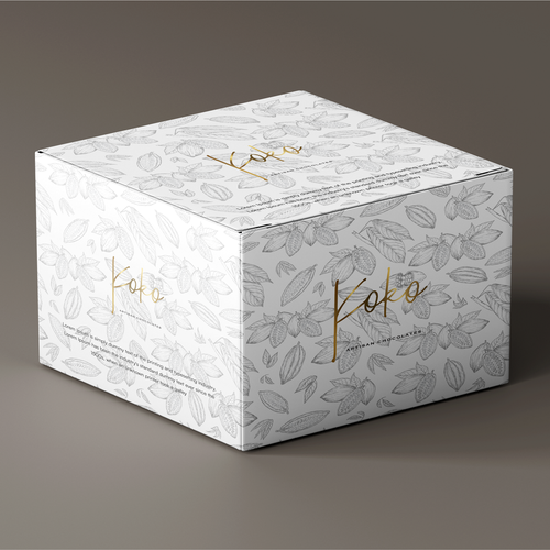 Design a folding chocolate box Design by SONUPARMAR