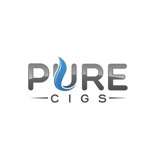 Create an updated logo design for PURE CIGS Design réalisé par Susmetoff