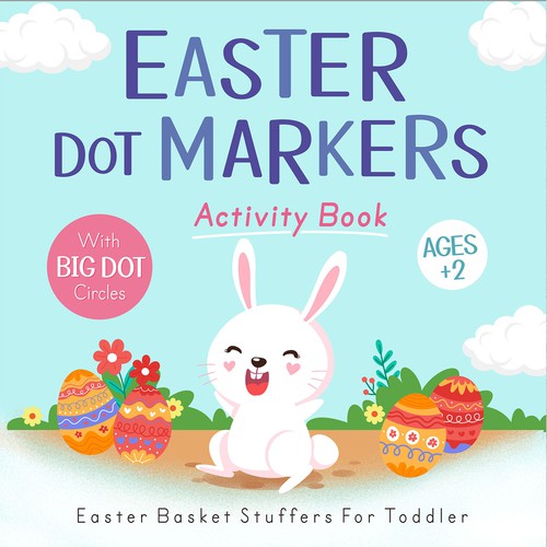 Easter Coloring Activity Book For Kids Design by J.Ferd