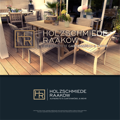 Designs | hochwertige aufgearbeitete (Teak-) Gartenmöbel | Logo & brand
