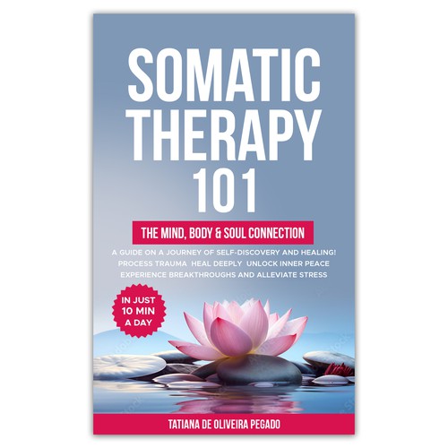 Beautiful & powerful book cover with a lotus flower design Design by Lakṣya