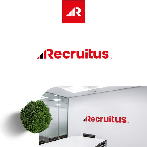 Logo for innovative recruitment company Design by Al Amin®