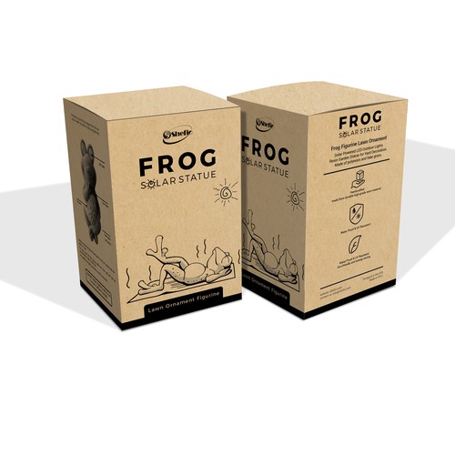 Create a creative box design for Solar Frog Design by Shisiouk