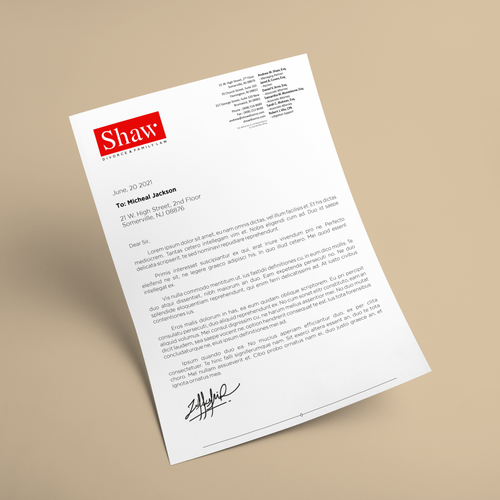 Stationery contest entry by Riley™