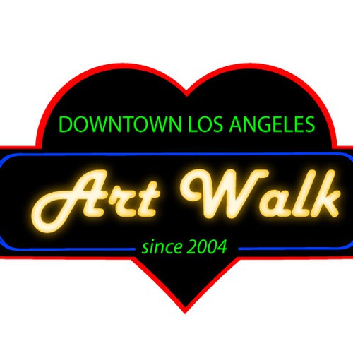 Downtown Los Angeles Art Walk logo contest Réalisé par maebird designs