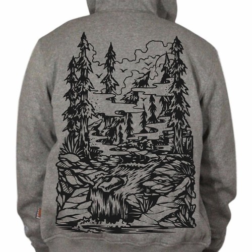 Humboldt Clothing Company needs original pen and ink style hoodie design Design by BRTHR-ED