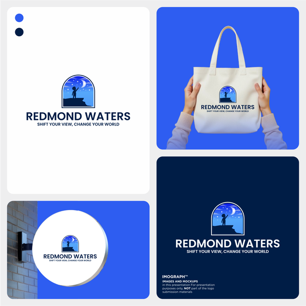 Imaginative Logo for Fictional Storytelling Brand – Redmond Waters LLC