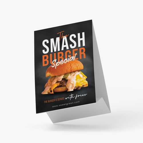 Smash Burger Marketing Materials Design by Metric Pixels