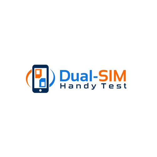 1 fresh logo for a website reviewing 2-SIM smartphones Design by HenDsign™