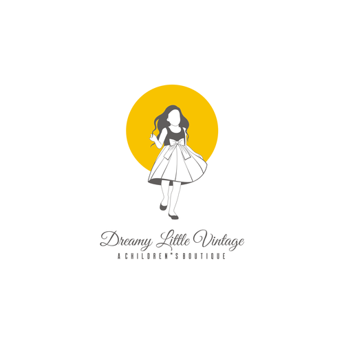 Design a "dreamy" logo for a brand new children's vintage clothing boutique Diseño de J4$on