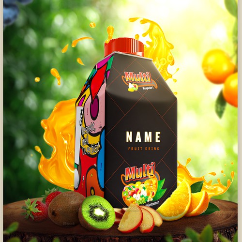 Diseño de Dynamic poster design for Fruit Juice advertisement de Mayank Ojha