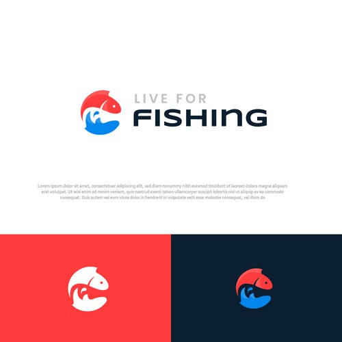 Logo design for fishing website Design réalisé par Kamran.Ali