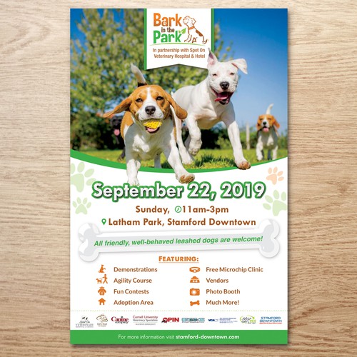 Bark in the Park Flyer Design Design by A P R I  L