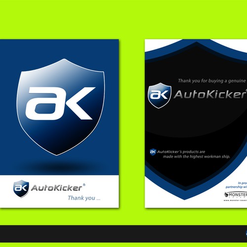 art or illustration for Create Card for Autokicker® to include in products ! Diseño de PPD