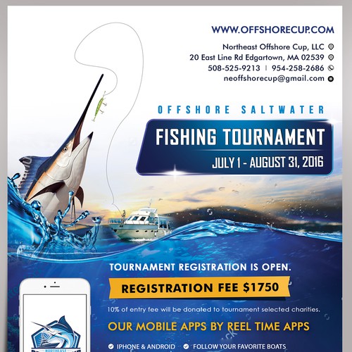 Fishing Tournament Ad/Flyer | Postcard, flyer or print contest