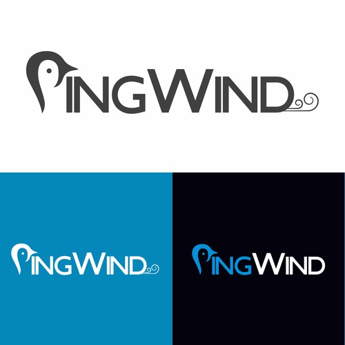 PingWind Inc. Logo Contect Design by Andrei Plesea