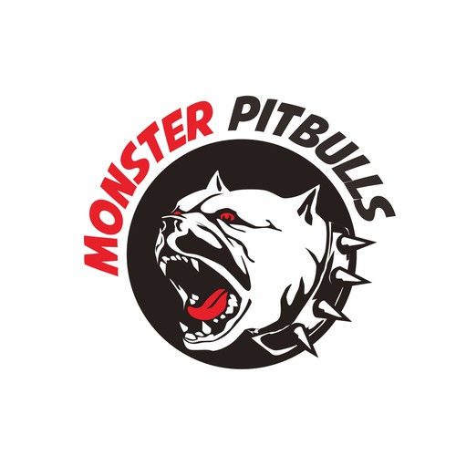 Monster pitbulls, concurso Design de logo