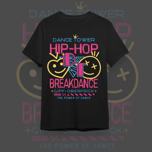 T-shirt Design - Dance Tower Design by mañana_art