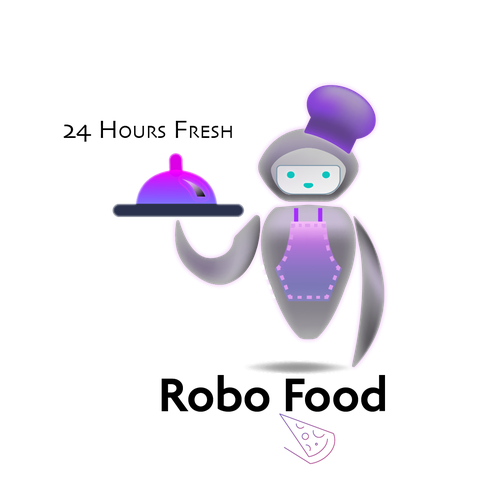 Luxury style of Robot that is making fresh pizza!! Diseño de 1001HandmadeArt