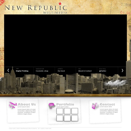 Media Companies New Design. PSD Only! Design by neboica
