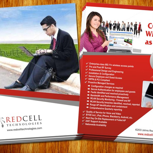 Create Product Brochure for Wireless LAN Offering - RedCell Technologies, Inc. Ontwerp door Jabinhossain
