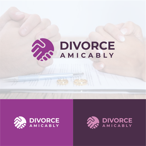 Logo for a new, healthy way for reasonable people to divorce Design by kunz