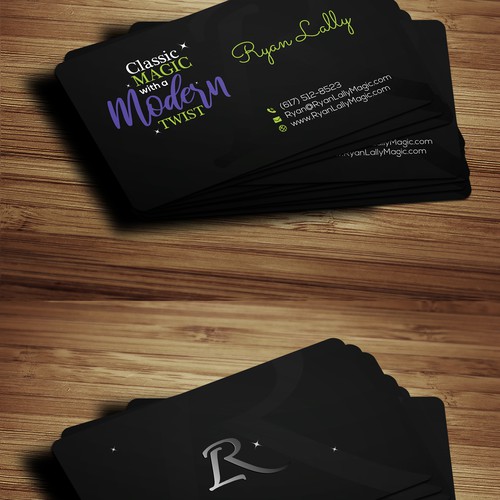 Design a magician's business card Design by (VEER)