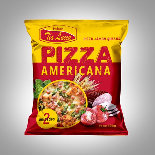 Design Something Cool Nice for our Mini  Pizza´s  Plastic Bags Packing. Design by Nirmana92