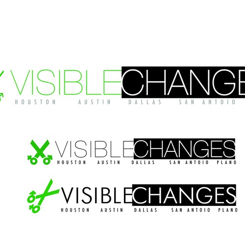 Create a new logo for Visible Changes Hair Salons Diseño de YIGO