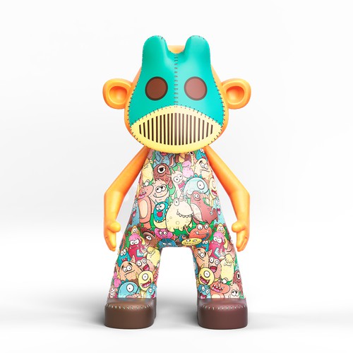 Create the next Bearbrick and KAWS Design by Hendi_✔