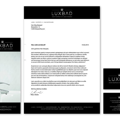 Logo & business card contest entry by Schmutzfuss