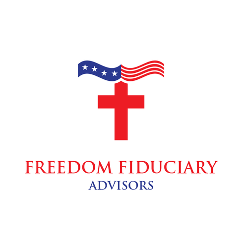 Investment company breaking away from corporate interest looking for fresh patriotic logo. Design by Affineer