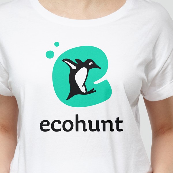 Design by grotesqstudio titled "ecohunt penguins is everywhere"