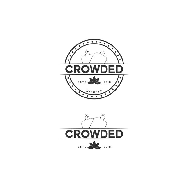 Design by switchart titled "Logo for Crowded kitchen "