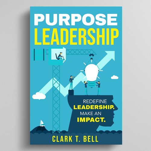 Purpose Leadership Book Cover Design by Dynaaa