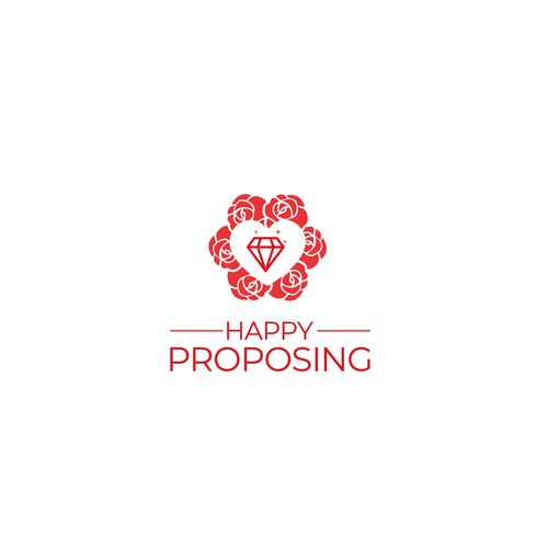 Design a romantic logo that appeals to men for a company that helps plan marriage proposals Design by gaendaya