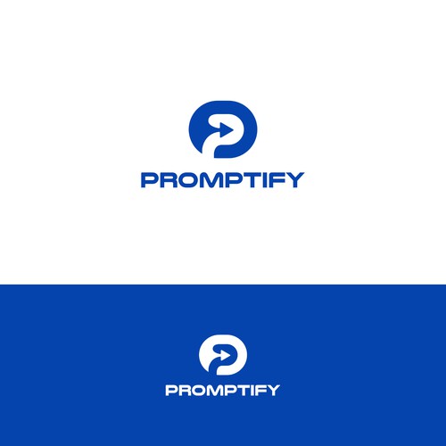 Modern, Simple and Sleek Logo for Promptify.com Design by GWINCHY