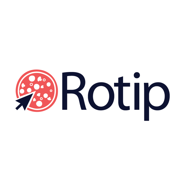 Logo concept for a web service for tourism and food