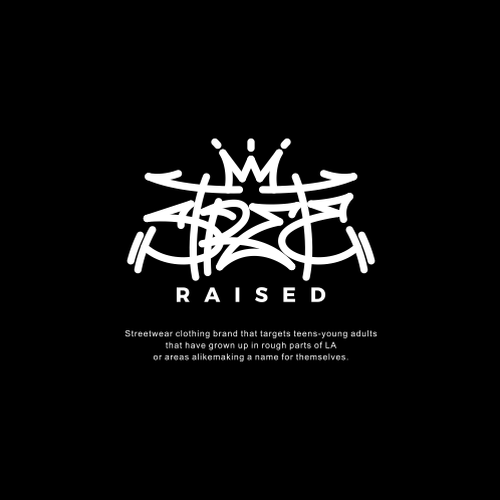 Design an edgy/urban logo for a streetwear clothing brand that appeals to teens-young adults. Design by zerO°