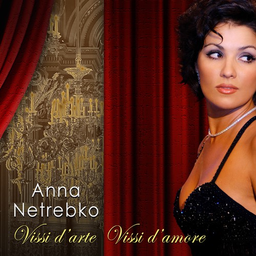 Illustrate a key visual to promote Anna Netrebko’s new album Diseño de vatorpel