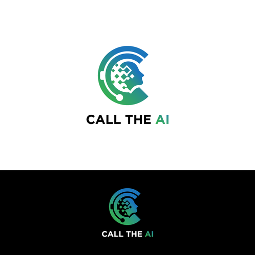 AI Communication Logo Design by Fauzan 'adhima!