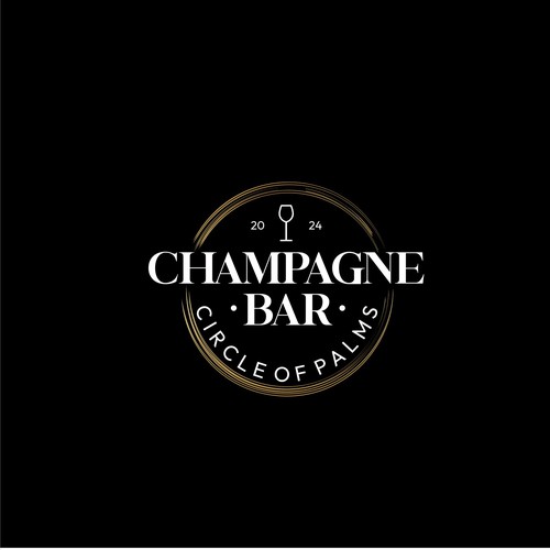 Luxury and modern Champagne Bar logo Design réalisé par Dee29ers